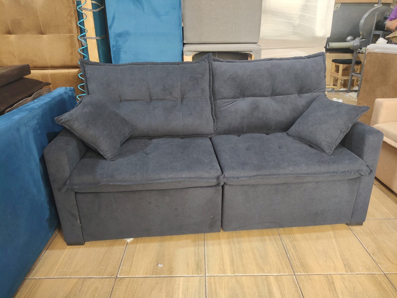 Sofá em fabricação Ander Decor